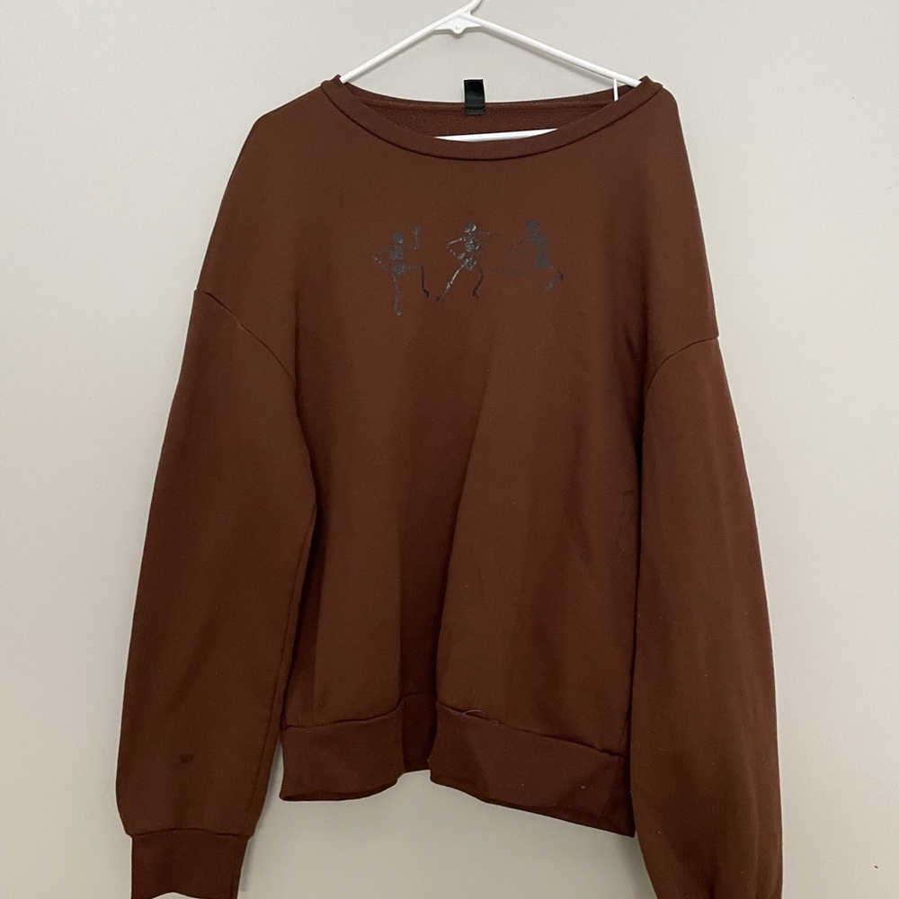 Brown crewneck